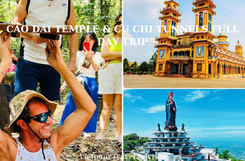 Cao Dai Temple and Cu Chi Tunnels Full Day