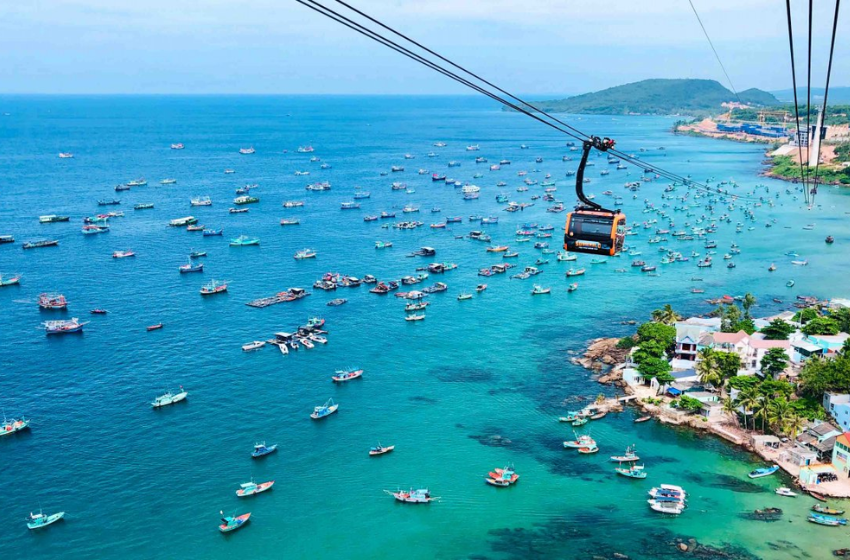 Cable Car and Aquatopia Water Park in Phu Quoc Island
