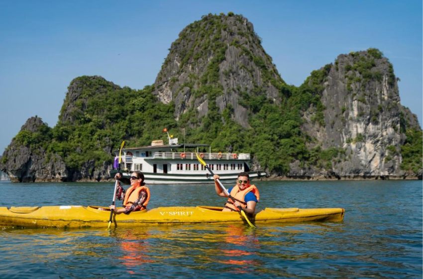 Day 5: Halong Bay – Luon Cave – Kayaking -  Hanoi – Departure [B/L]