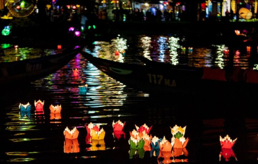 Boat Ride and Release Flower Lantern with Coconut Jungle in Hoi An City