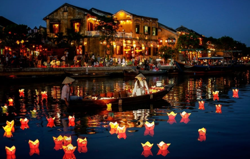 Boat Ride and Release Flower Lantern with Hoi An City Tour