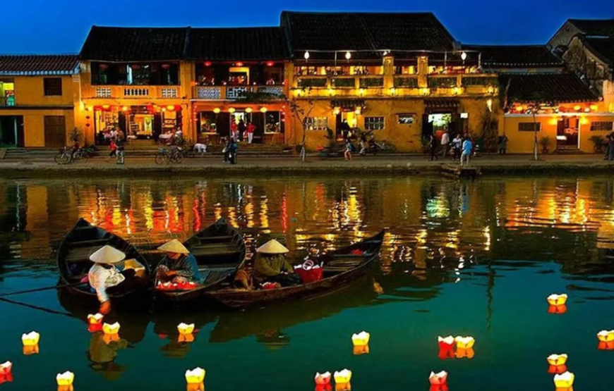 Boat Ride and Release Flower Lantern with Hoi An City Tour