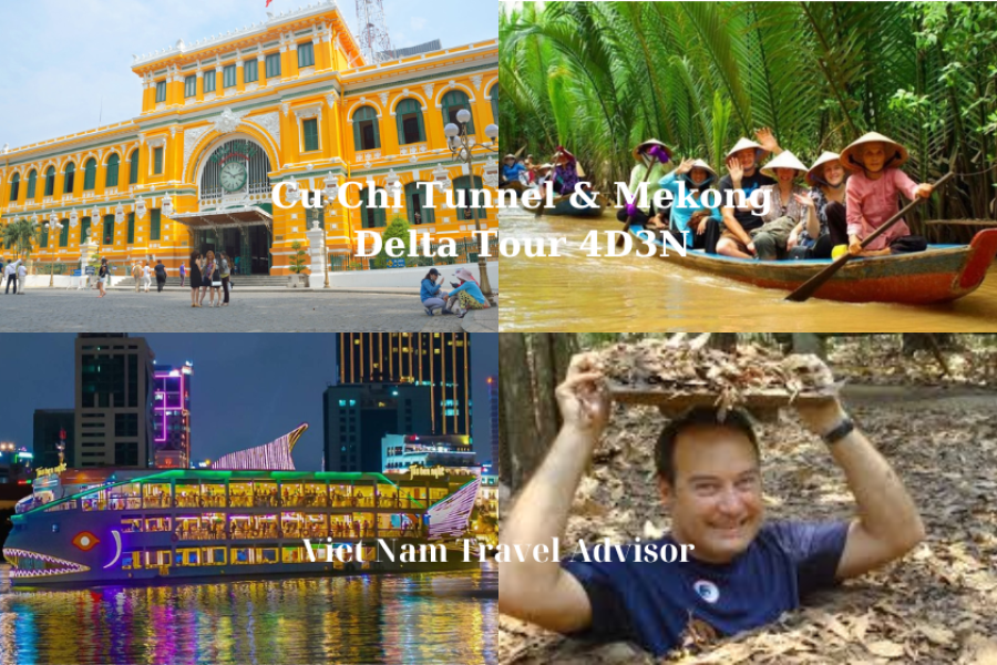 Cu Chi Tunnel & Mekong Delta Tour 4D3N