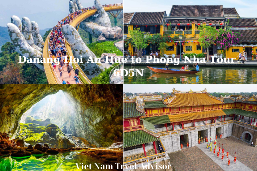 Danang Hoi An Hue to Phong Nha Tour 6D5N