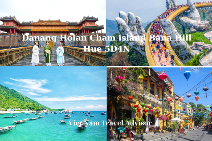 Danang Hoian Cham island Bana Hill Hue 5D4N