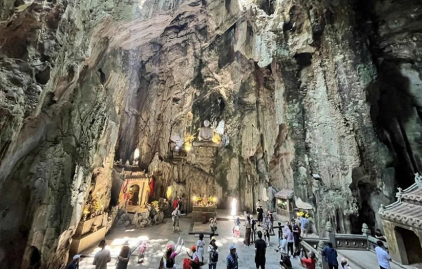 Discover Marble Mountains and Monkey Mountain to Danang by Night