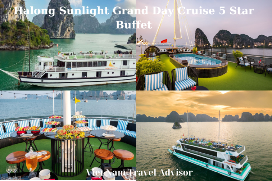 Halong Sunlight Grand Day Cruise 5 Star Buffet