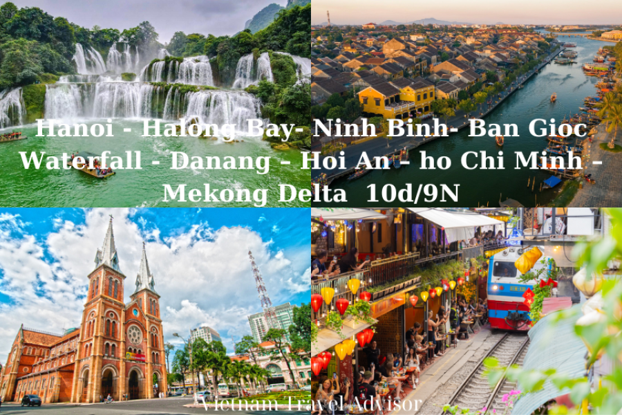 Halong Bay Ninh Binh Ban Gioc Waterfall to Ho Chi Minh 10D9N