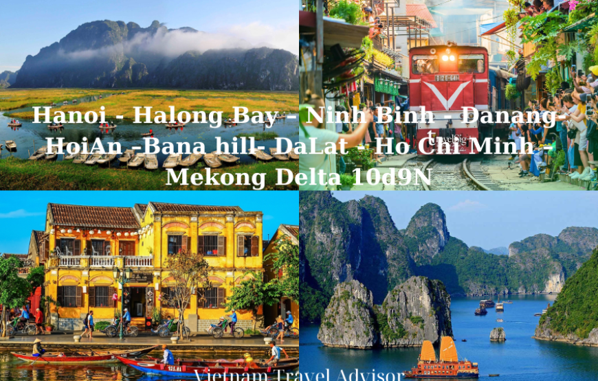 Hanoi Danang Da Lat to Mekong Delta Tour 10D9N