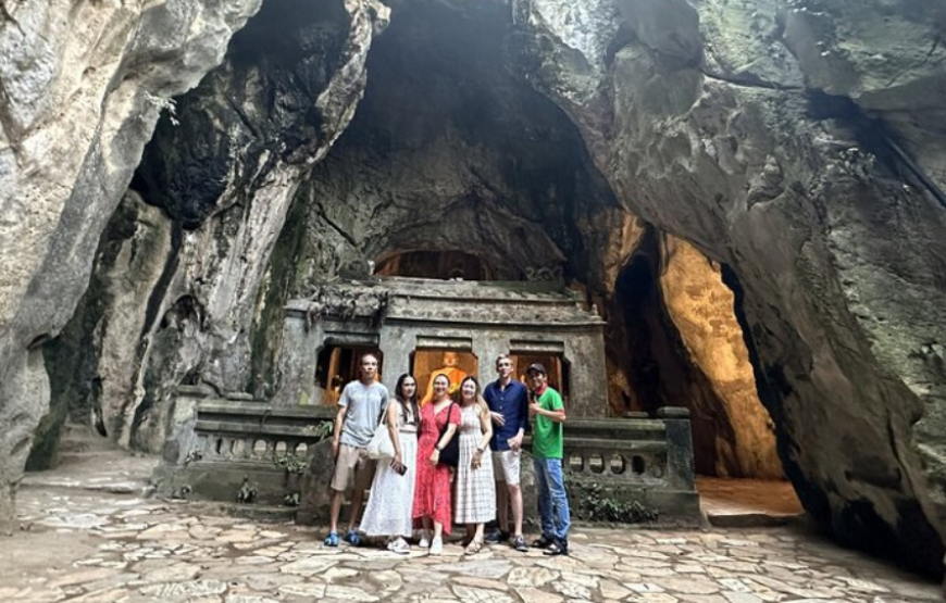 Marble Mountains to Monkey Mountain and Am Phu Cave Morning Tour