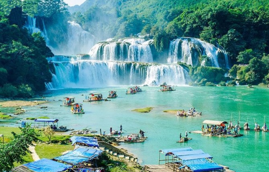 Adventure Tour to Ban Gioc Waterfall and Ba Be Lake 3 Days