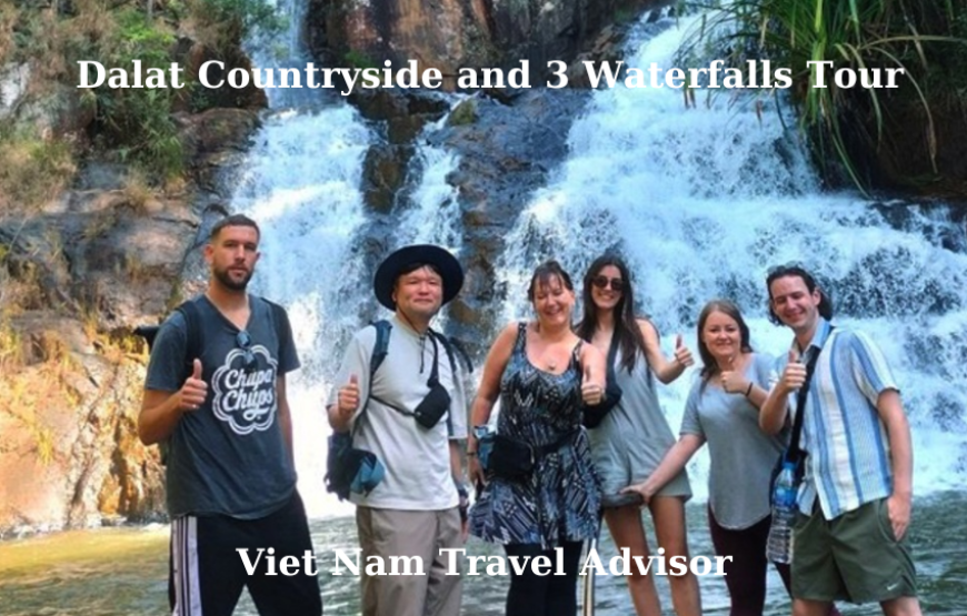 Dalat countryside and 3 waterfalls Tour