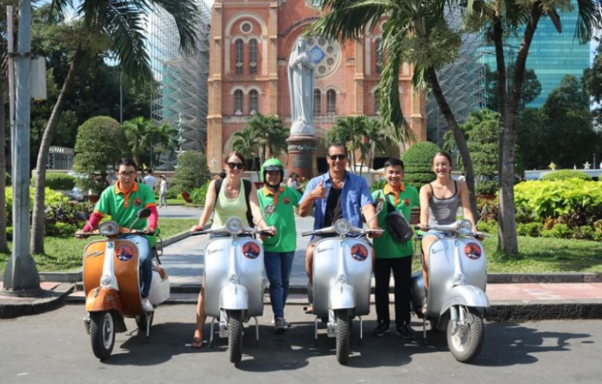 Explore the Hidden Gems of Saigon by Scooter