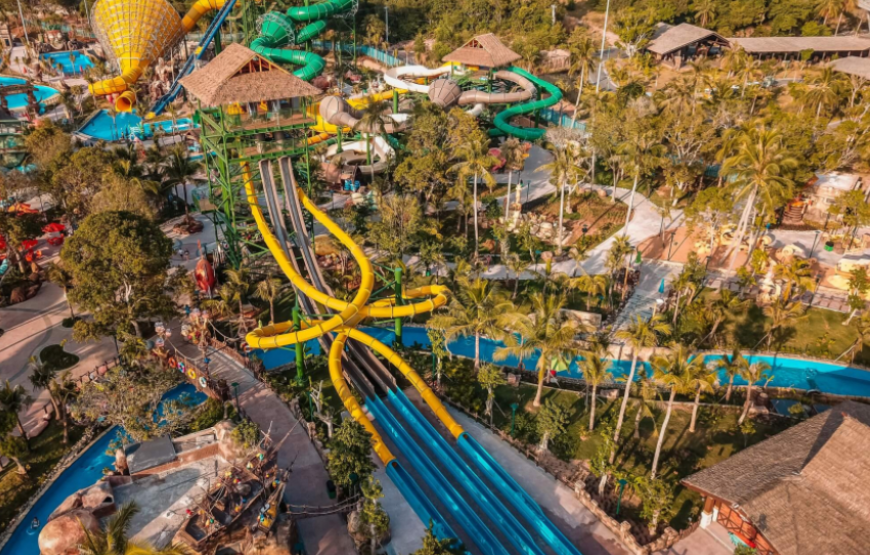 Cable Car and Aquatopia Water Park in Phu Quoc Island